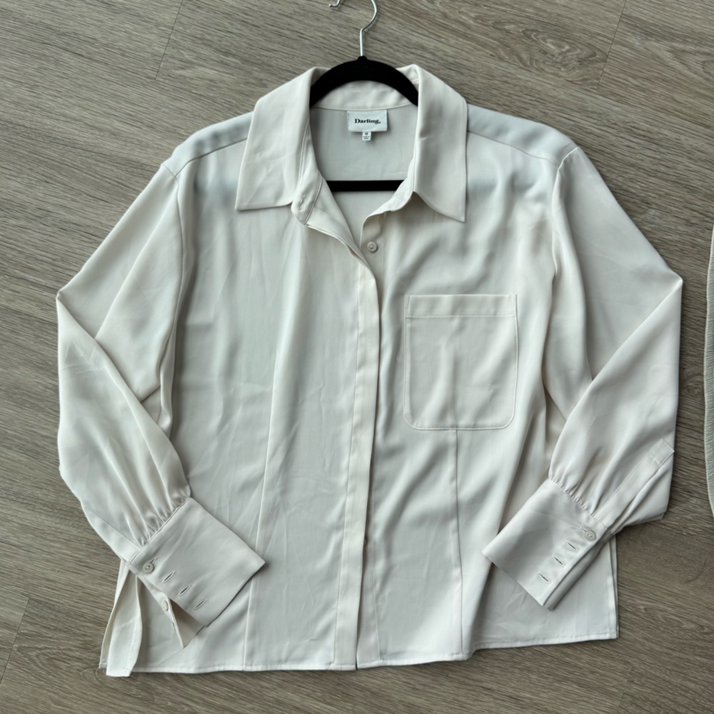 Darlin satin blouse (part of set)